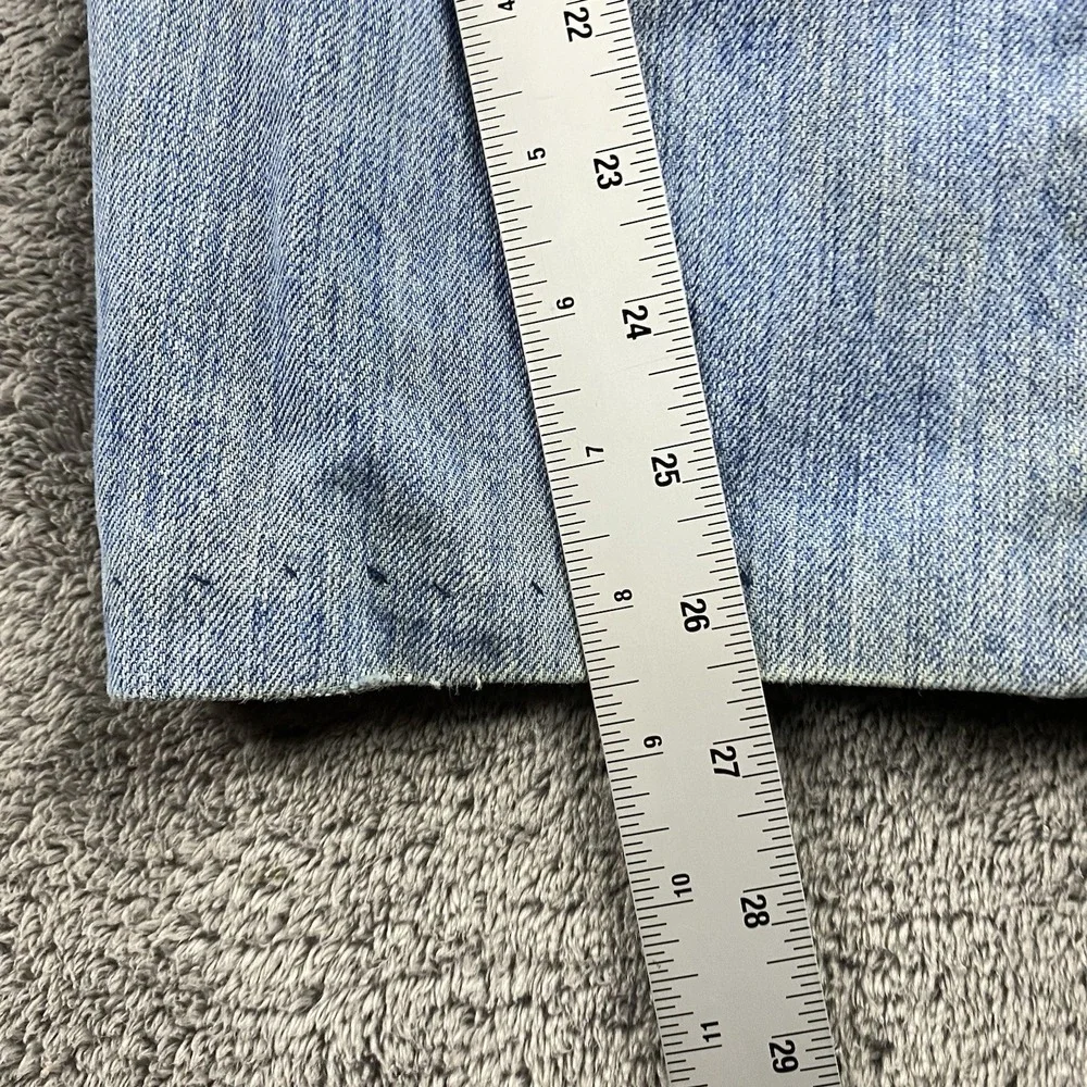 Levis 569 Loose Straight Fit Jeans‎ Mens 38x26.5 Blue Medium Wash Hemmed VTG